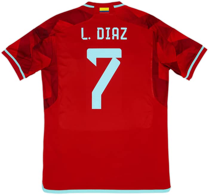 2022-23 Colombia Away Shirt L.Diaz #7 - 8/10 - (L)