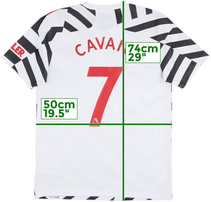 2020-21 Manchester United Third Shirt Cavani #7 - 7/10 - (M)