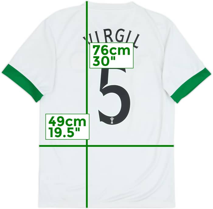2014-15 Celtic European Third Shirt Virgil #5 - 6/10 - (S)