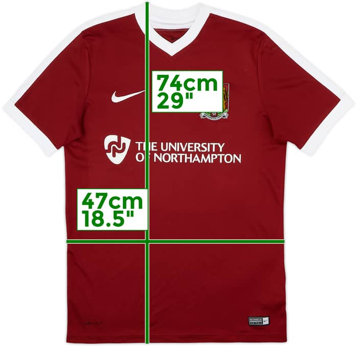 2016-17 Northampton Home Shirt - 6/10 - (M)
