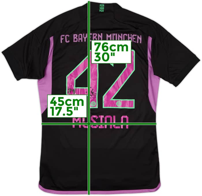 2023-24 Bayern Munich Away Shirt Musiala #42 - 4/10 - (S)