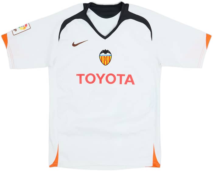 2005-06 Valencia Home Shirt - 4/10 - (L.Boys)