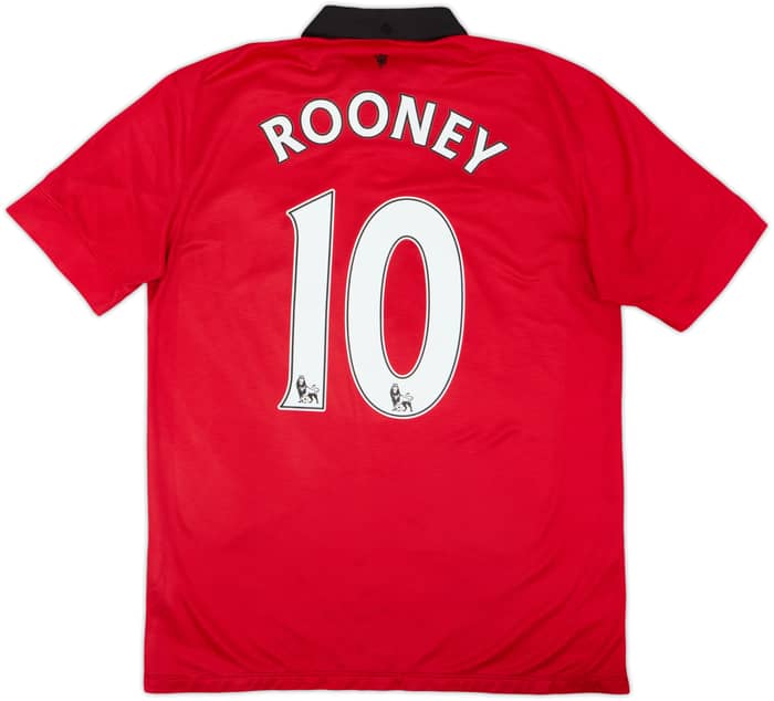 2013-14 Manchester United Home Shirt Rooney #10 - 5/10 - (M)