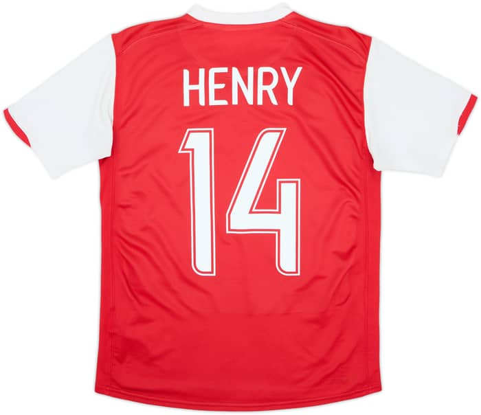 2006-08 Arsenal Home Shirt Henry #14 - 5/10 - (13-15 Years)