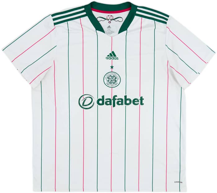 Camiseta de la tercera equipación del Celtic 2021-22 Kyogo #8 - 6/10 - (XXL)