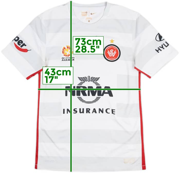 2015-16 Western Sydney Wanderers Away Shirt - 7/10 - (S)