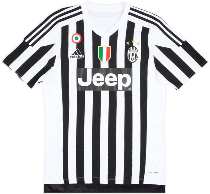 2015-16 Juventus Home Shirt Pogba #10 - 8/10 - (M)