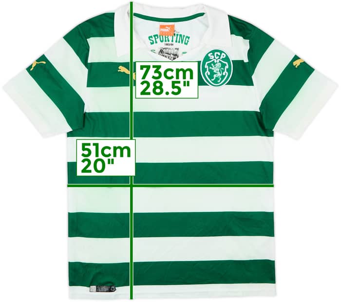2013-14 Sporting CP Home Shirt - 5/10 - (M)