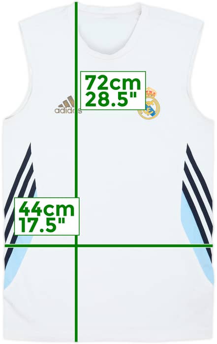 2003-04 Real Madrid adidas Training Vest - 5/10 - (S)
