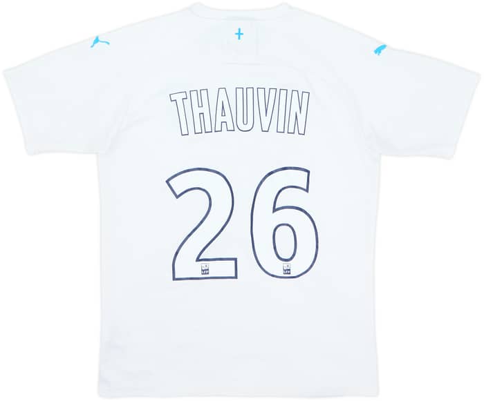 2019-20 Olympique Marseille Home Shirt Thauvin #26 - 6/10 - (S)