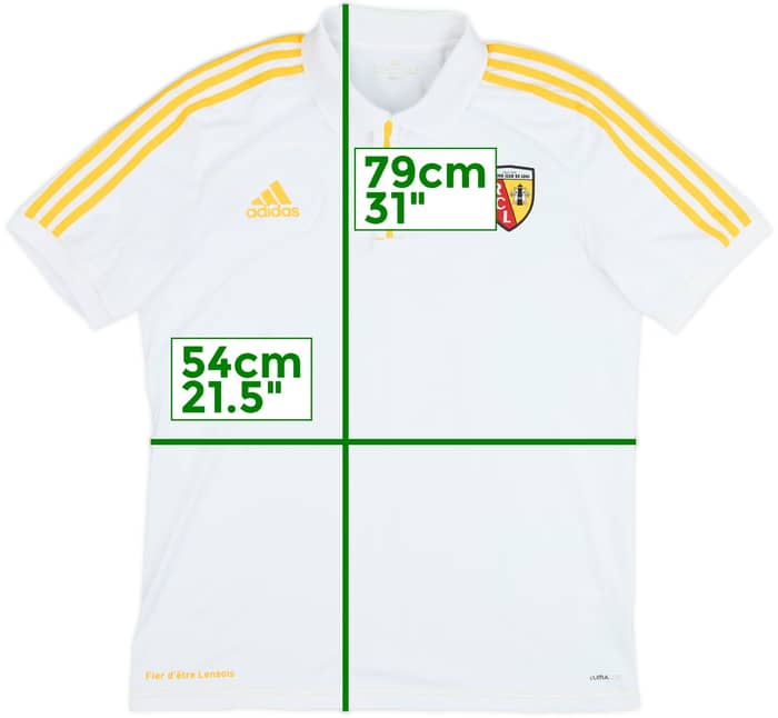 2012-13 Lens adidas Polo - 6/10 - (L)
