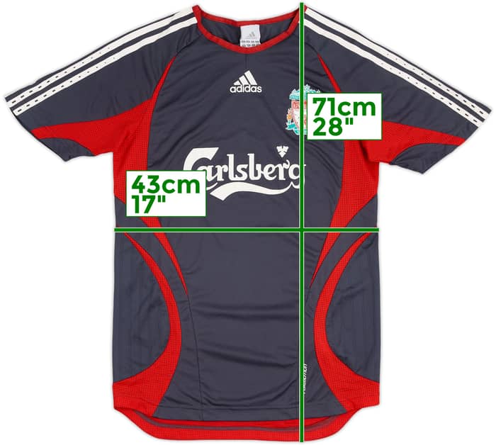 2006-07 Liverpool adidas Formotion Training Shirt - 5/10 - (XS/S)