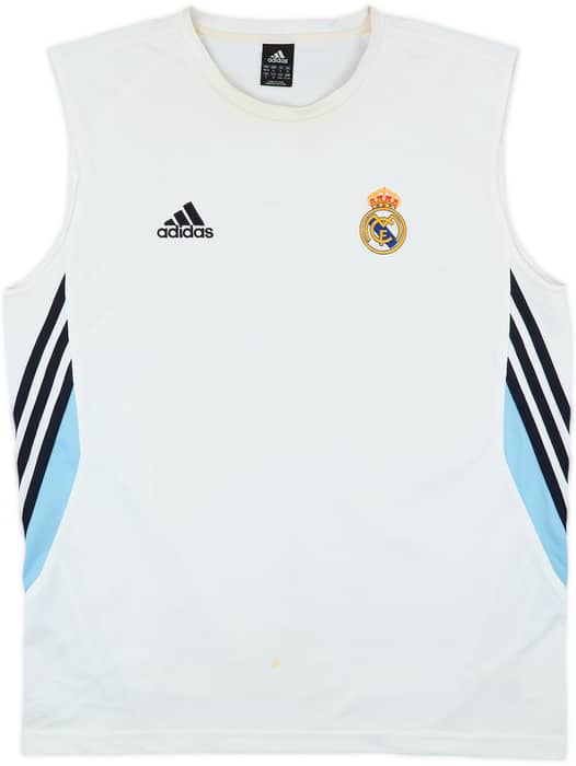 2003-04 Real Madrid adidas Training Vest - 6/10 - (XXL)