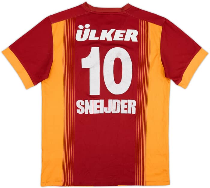 2014-15 Galatasaray Home Shirt Sneijder #10 - 5/10 - (M)