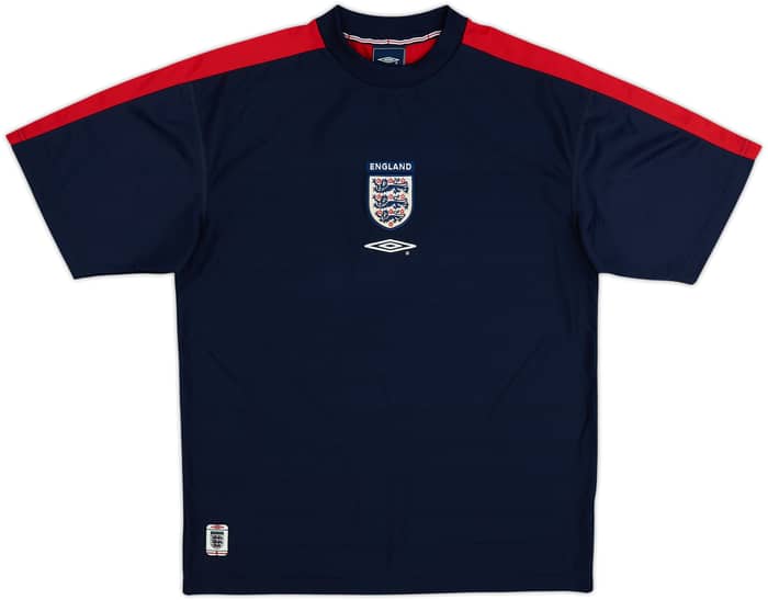 2000-02 Inglaterra Umbro Camiseta de entrenamiento - 8/10 - (M)
