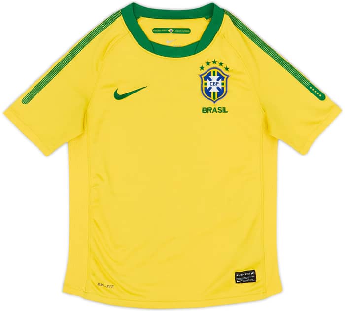 2010-11 Brazil Home Shirt - 6/10 - (S.Boys)