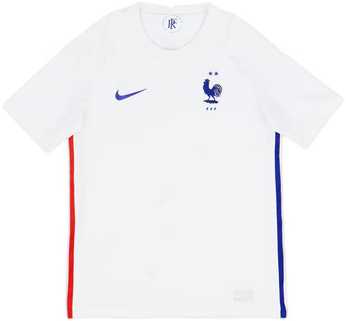 2020-21 France Away Shirt - 5/10 - (L.Boys)