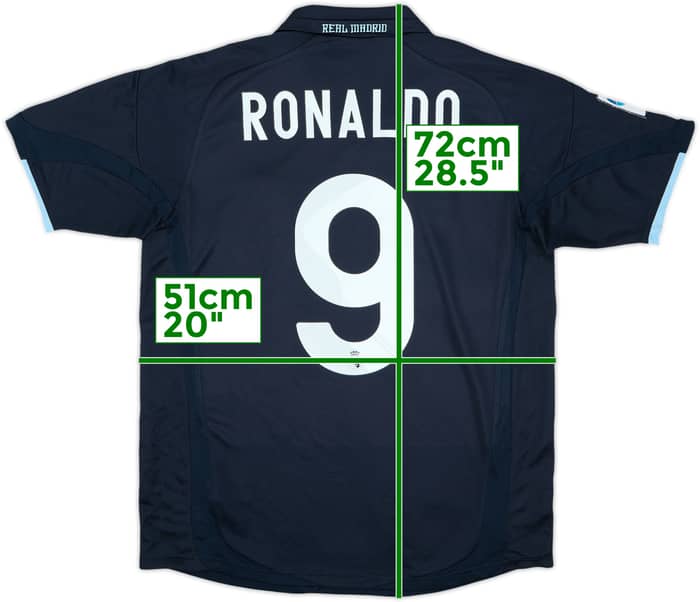 2009-10 Real Madrid Away Shirt Ronaldo #9 - 8/10 - (XL.Boys)