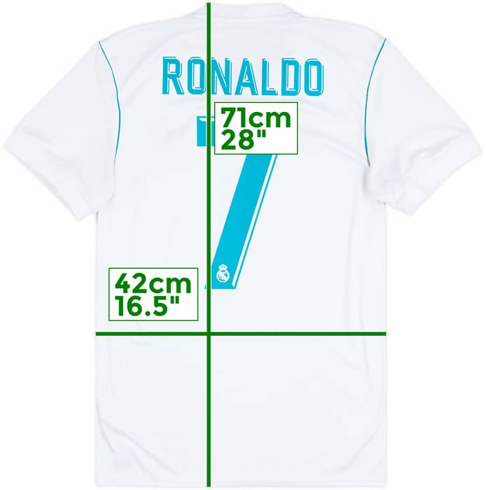 2017-18 Real Madrid Camiseta Local Ronaldo #7 - 7/10 - (S)