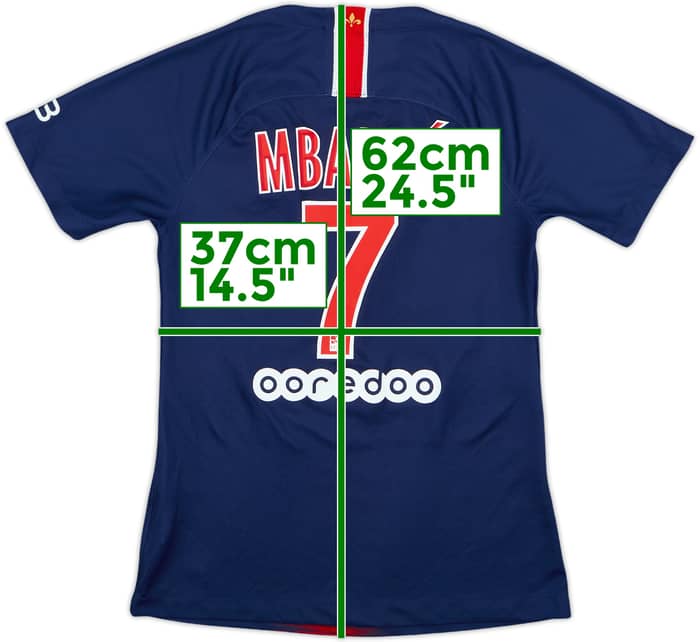 2018-19 Paris Saint-Germain Home Shirt Mbappe #7 - 8/10 - (Women's XS)