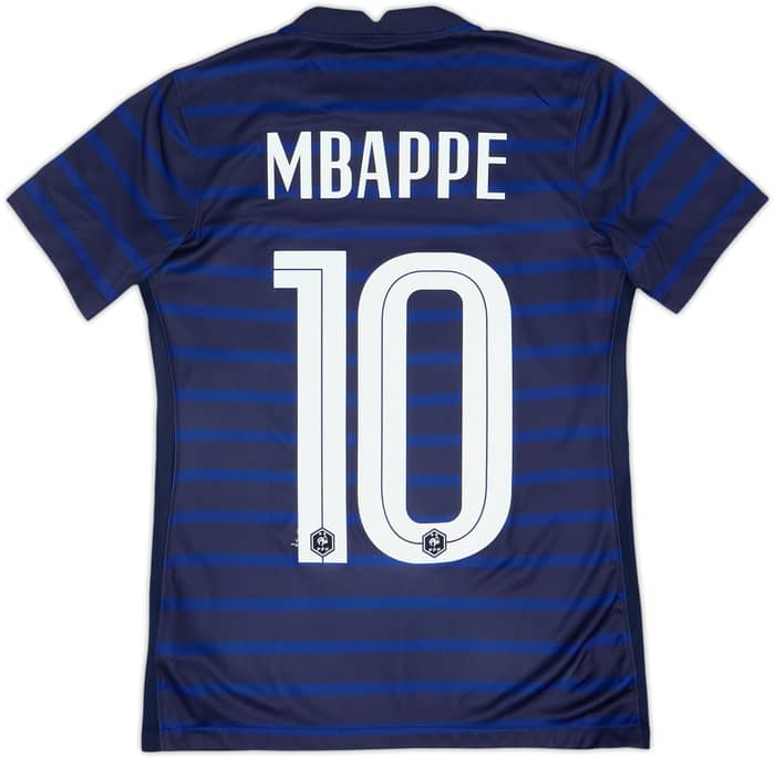 Camiseta de local de France 2020-21 Mbappe #10 - 8/10 - (XS)