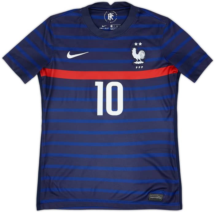 Camiseta de local de France 2020-21 Mbappe #10 - 8/10 - (XS)