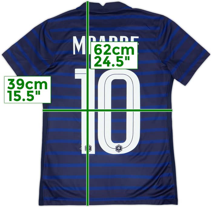Camiseta de local de France 2020-21 Mbappe #10 - 8/10 - (XS)