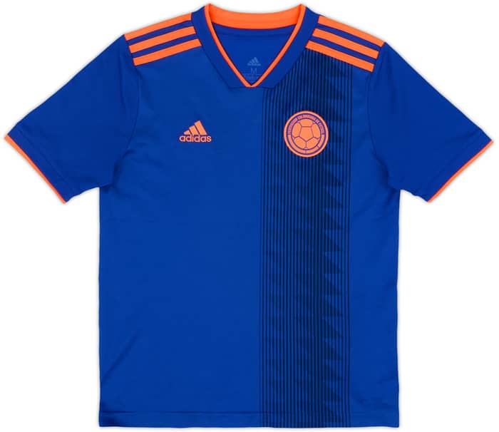 2018-19 Colombia Camiseta Visitante - 8/10 - (M. Niños)