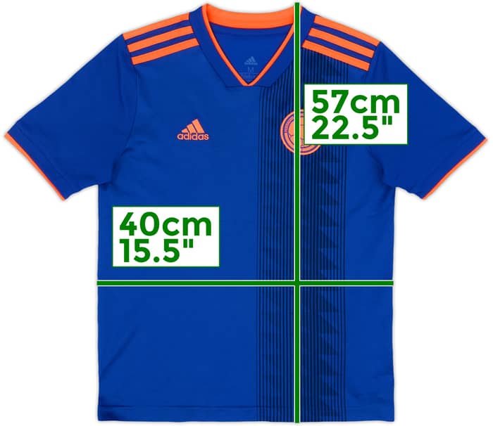 2018-19 Colombia Camiseta Visitante - 8/10 - (M. Niños)