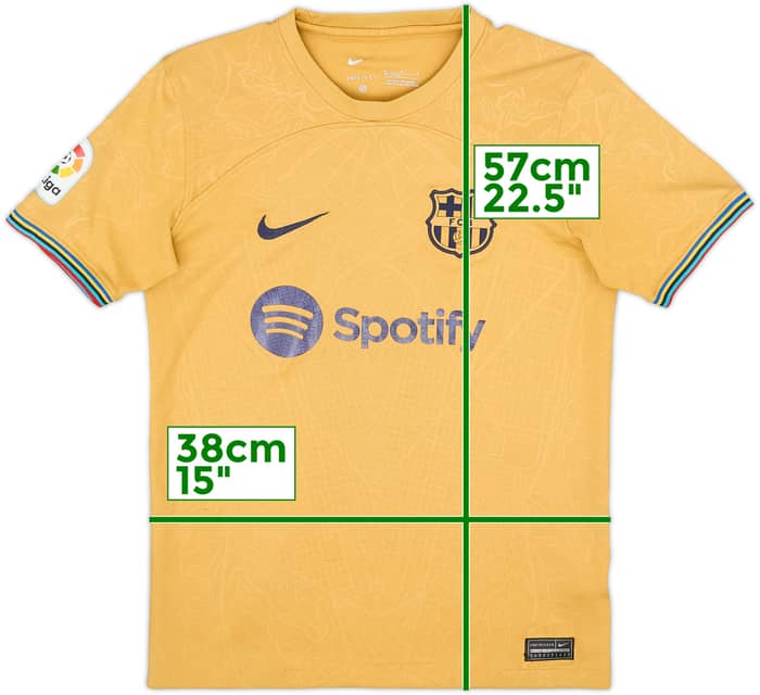 2022-23 Barcelona Away Shirt - 5/10 - (10-11 Years)