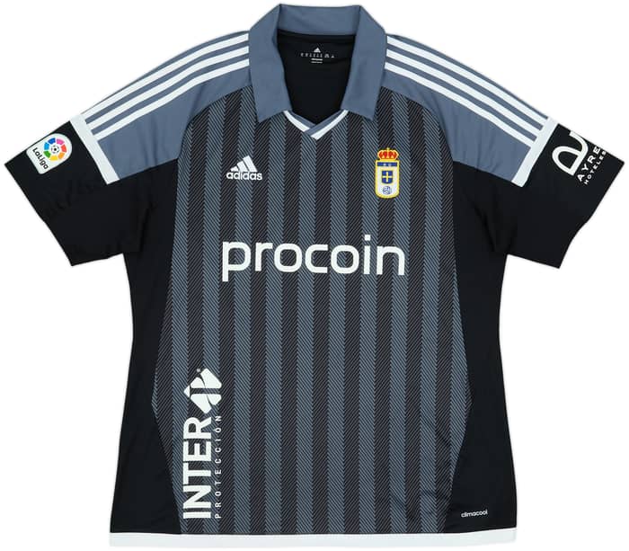 Camiseta de visitante del Real Oviedo 2016-17 - 8/10 - (XL)