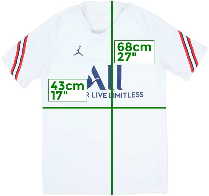 2021-22 Paris Saint-Germain Nike Jordan Training Shirt - 6/10 - (S)