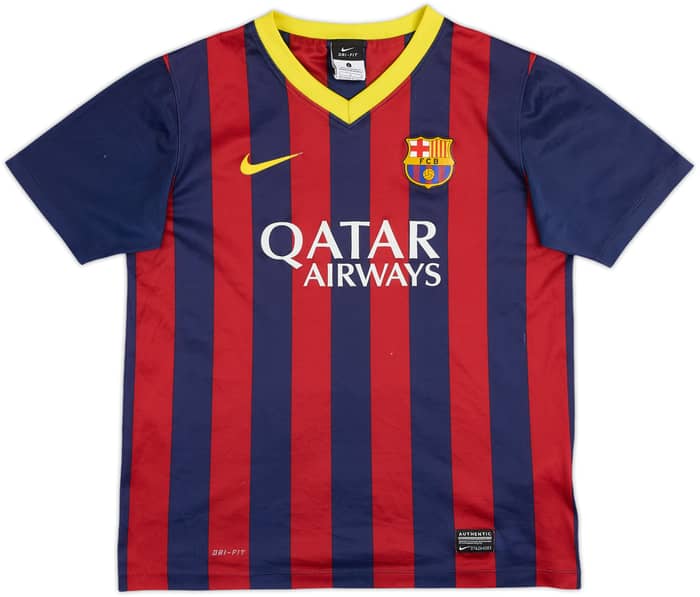 2013-14 Barcelona Home Shirt - 5/10 - (12-13 Years)