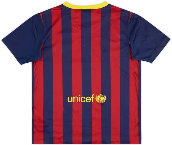 2013-14 Barcelona Home Shirt - 5/10 - (12-13 Years)