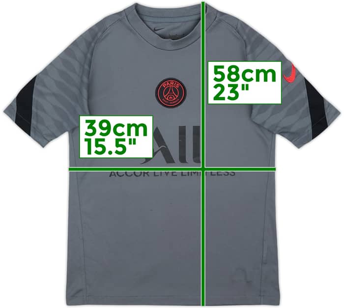 2021-22 Paris Saint-Germain Nike Training Shirt - 6/10 - (11-12 Years)