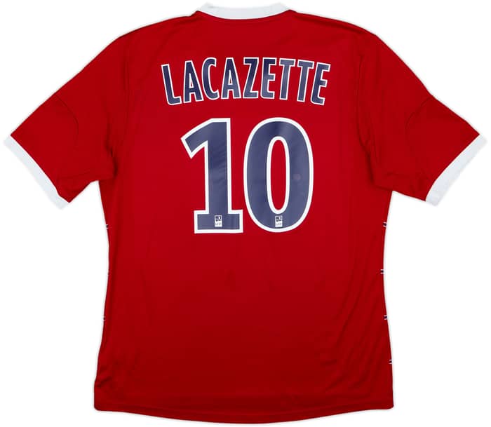 2013-14 Lyon Away Shirt Lacazette #10 - 4/10 - (L)