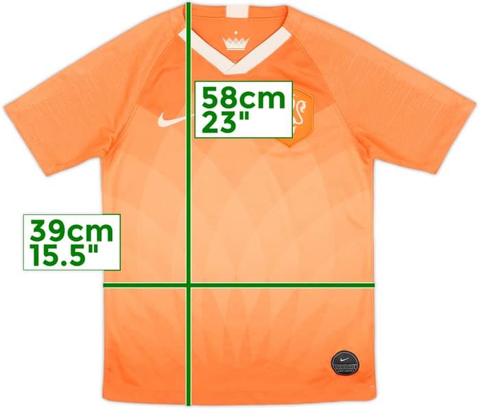 2018-19 Netherlands Home Shirt - 7/10 - (11-12 Years)