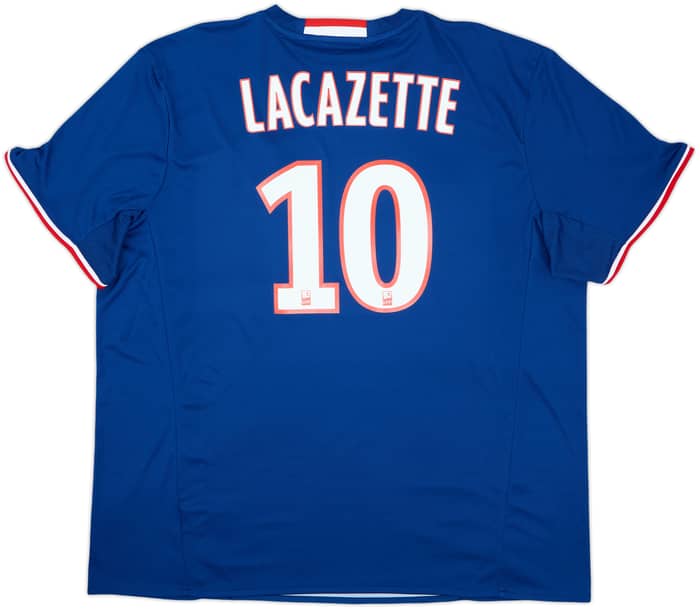 2016-17 Lyon Away Shirt Lacazette #10 - 9/10 - (XXL)
