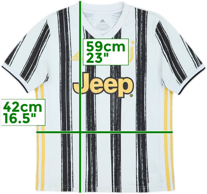 2020-21 Juventus Home Shirt - 6/10 - (11-12 Years)
