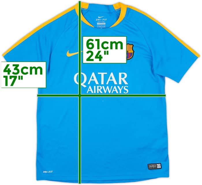 2015-16 Barcelona Nike Training Shirt - 9/10 - (12-13 Years)