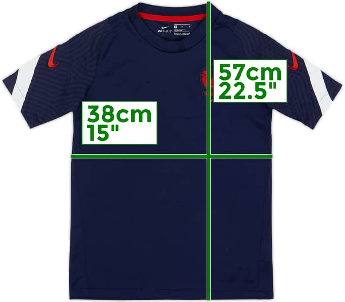 2020-21 France Nike Training Shirt - 6/10 - (M.Boys)