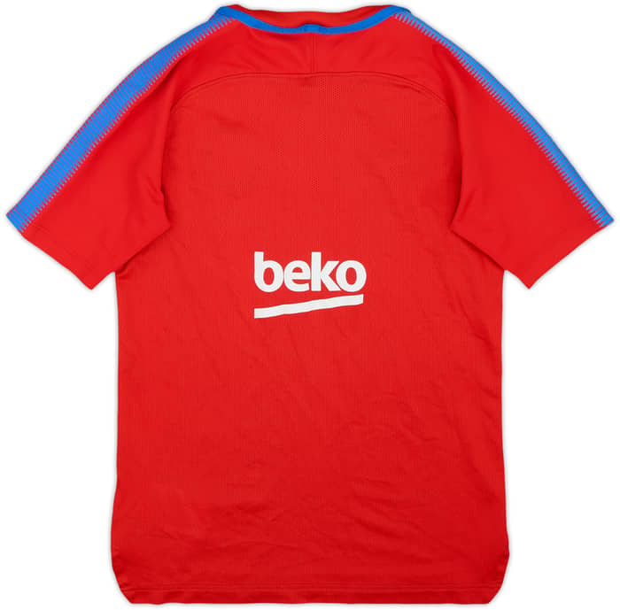 2017-18 Barcelona Nike Training Shirt - 7/10 - (12-13 Years)