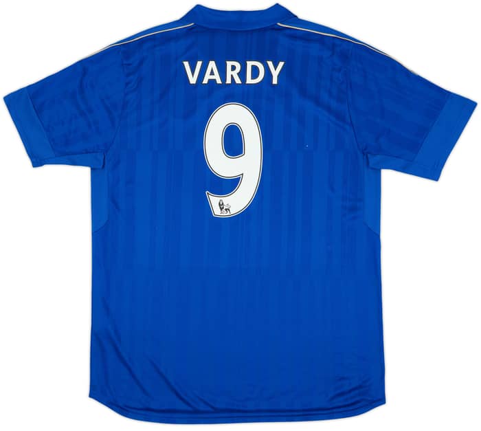 2016-17 Leicester Home Shirt Vardy #9 - 8/10 - (XL)