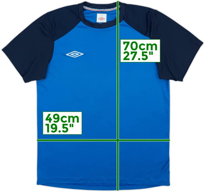 2010-11 England Umbro Training Shirt - 5/10 - (M)