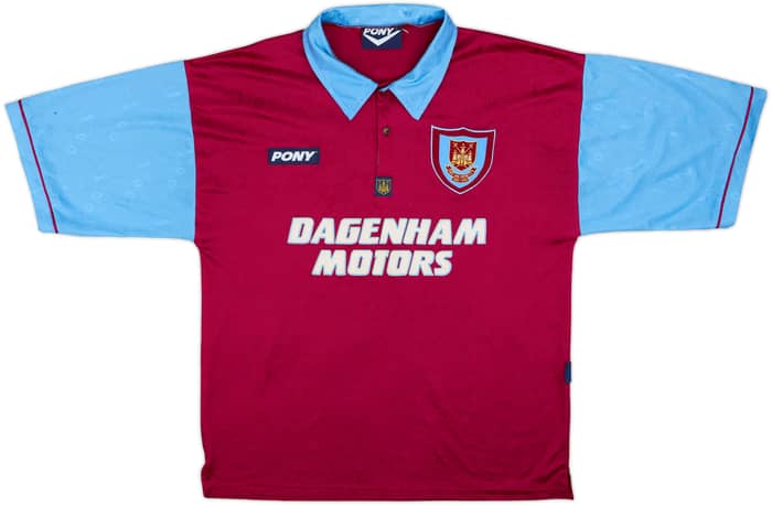 1995-97 West Ham Centenario Camiseta Local Lampard #26 - 8/10 - (L)