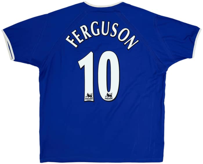 2003-04 Everton Home Shirt Ferguson #10 - 8/10 - (XL)