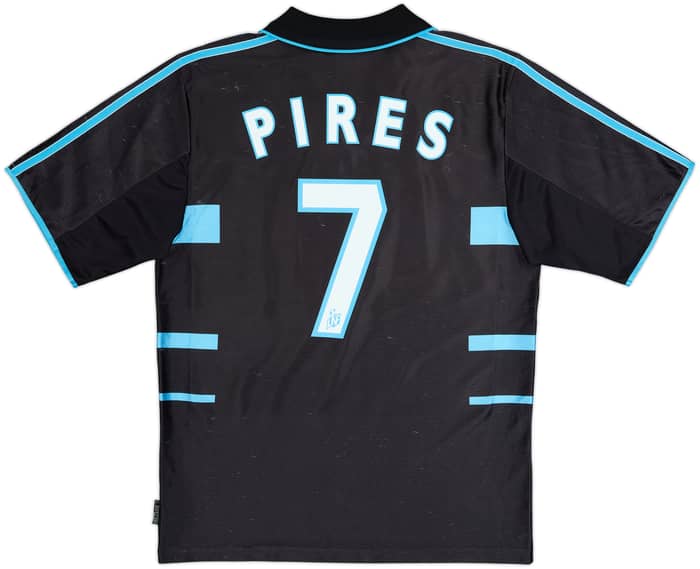 1999-00 Olympique Marseille Third Shirt Pires #7 - 6/10 - (S)