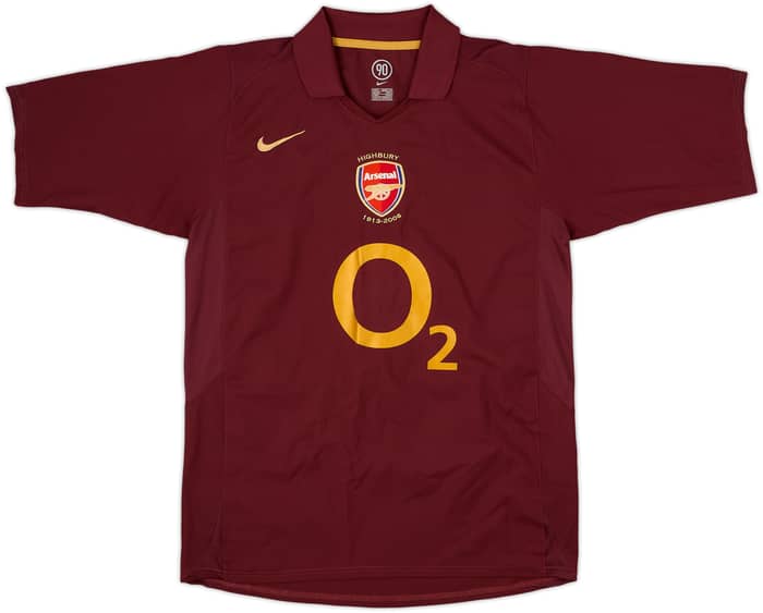 2005-06 Arsenal Camiseta Local Henry #14 - 9/10 - (M)