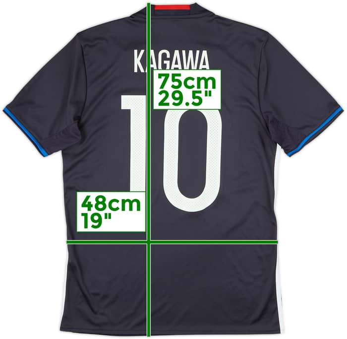 Camiseta de local de Japón 2016-17 Kagawa #10 - 6/10 - (L)