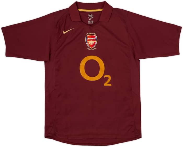 2005-06 Arsenal Home Shirt Henry #14 - 8/10 - (M)